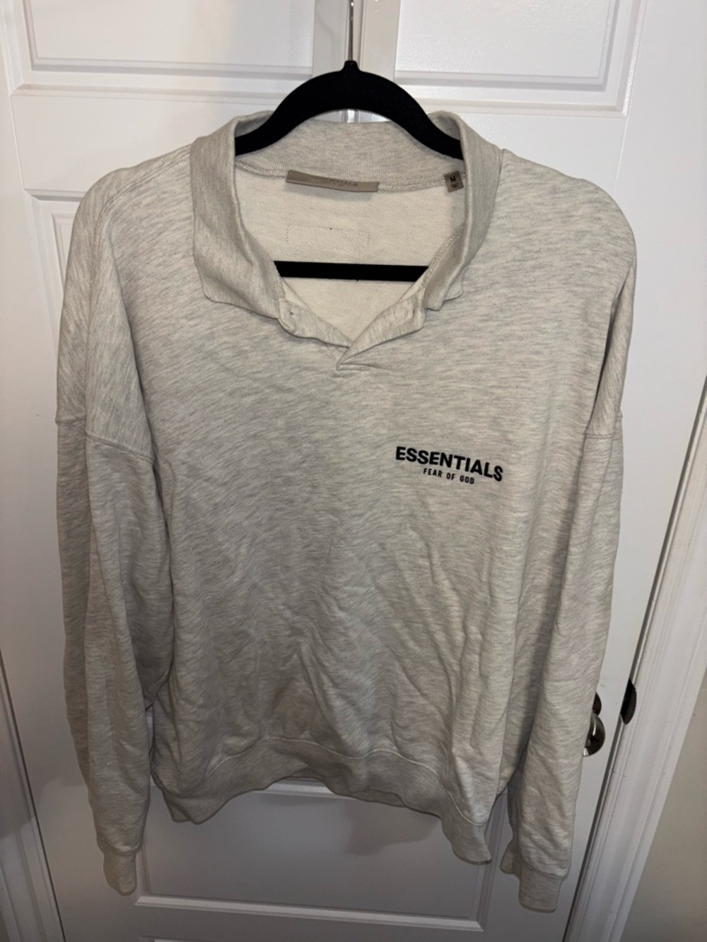 Essentials Fear of God Men's Light Gray Pullover Sweater Medium
